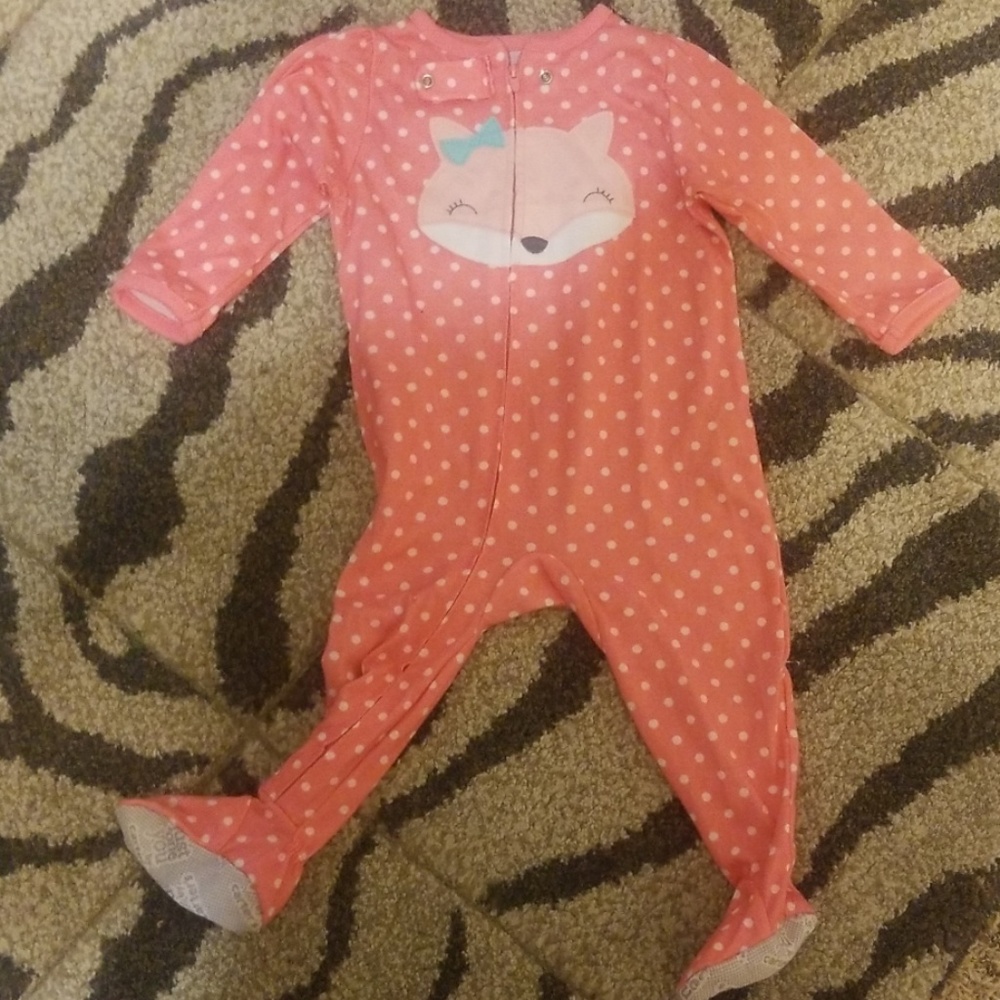 Carters zip onesie 12mo footed
